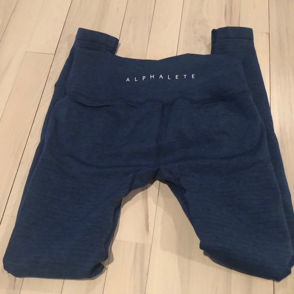 Alphalete Leggings Navy Blue Vol 1